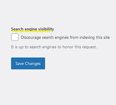 Discourage search engines from indexing this site